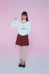 J'adore Plein スカーフTシャツ (アイボリー)
