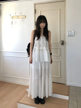 Plain Can Can Long Skirt (2 colors)