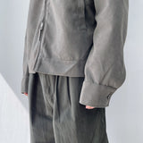 Stand Collar Zip Jacket