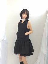 Pocket Flare Hooded Dress
