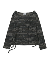 ONE SHOULDER GRAPHIC LONG SLEEVE_CAMO