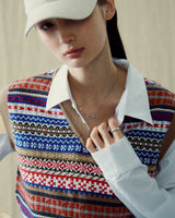 Stranger Regular Cotton V-Neck Vest (Beige)
