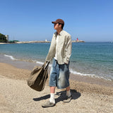 オーバーフィットイージーチェックスカート
