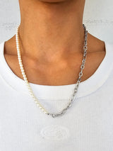 VENTIQUE Surgical Fake Pearl Half Necklace