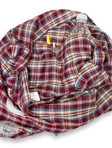 000 Design Check Tie Bag / Burgundy
