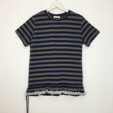 ピンレースクルーネックTシャツ (3color)