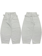スタッドエッジワイドデニム (fleece-lined / 2color)