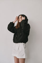 Anorak hood jumper (Black)