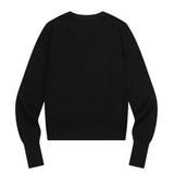MARAIS 7 BUTTON CROP HENRY NECK CARDIGAN (8COLOR)