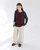 (UNISEX) Slub Raglan Long Sleeve