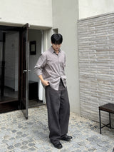 Bio cotton curved pants