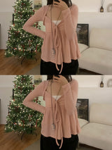 Rozy Babydoll Flare Ribbed Long Sleeve Tee
