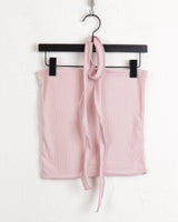 Cable ribbed tank top
