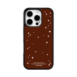 [MADE] little star epoxy bumper case - brown
