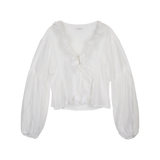 FLEUR RUFFLE CARDIGAN