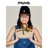 muva.キャンバス ダンプリング シェイプ バッグ 2WAY ミニハンドバッグ