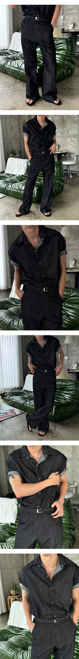 [MUSCLE FIT] Cool slab western shirts(3color)