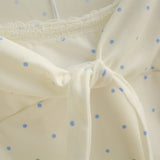 Yuni Dot Ribbon Top