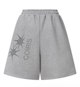 RORA BACK LOGO BERMUDA SWEAT HALF PANTS UNISEX (2COLOR) 