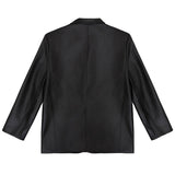 ダンズダディフィットブレザーレザージャケット (UNISEX)
