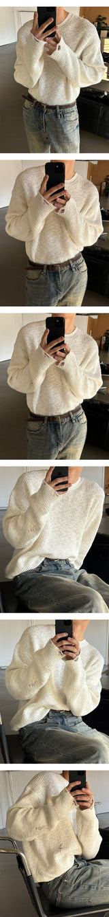 [S/S] Damage overfit knit(4color)