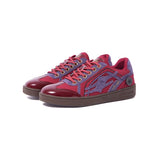 KILLWINNER Begonia Red German Training Shoes - Fashionable and Casual Low-top Sneakers, Unisex Design
