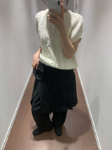 Vermel pleated skirt pants (2color)