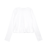 フリルレイヤードトップス (2 COLORS)