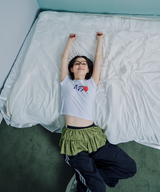 ストロベリー ロゴ クロップTシャツ