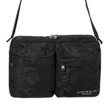 25SS カモフラージュスクエアクロスバッグ ブラック