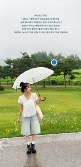 ラブリーVネックリボンレースパーフォレイトブラウス