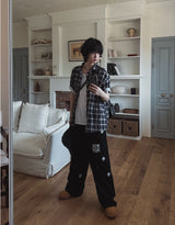 Aren embroidery training pants