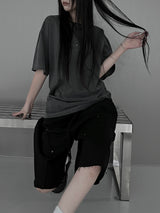 [unisex] pigment cross overfit short sleeve T (2color)