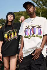 パームトリープリントTシャツ