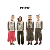 Printed long-sleeved T-shirt