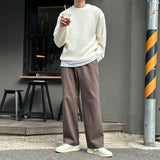 LMN ベイクデイリーラウンドニット