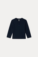 シルケットバイオ3/4トップ_ネイビー