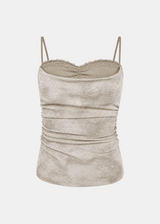 Sorel Lace Ruched Cami