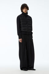 Lightweight Ribbed Collar Puffer