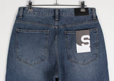 EYELET DENIM PANTS