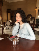 [MADE] Rules Button Henley Neck Knit