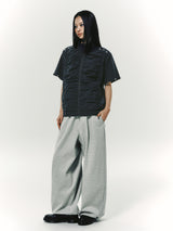 STITCH JOGGER PANTS LIGHT GREY