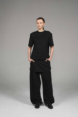 Layered Jogger Sweatpants