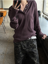 [Unisex] リラックスゴルジフードスリーブ(4color)