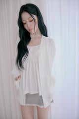 Love letter cardigan (White)