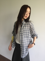 Lazy Log Check Shirt (2color)