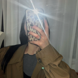 cloud leopard case - beige
