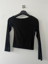 ファニーダイアグナルスリムオフショルダーTシャツ