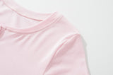Lora Button Slim Tee
