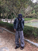 レイヤーストラップカーゴパンツ